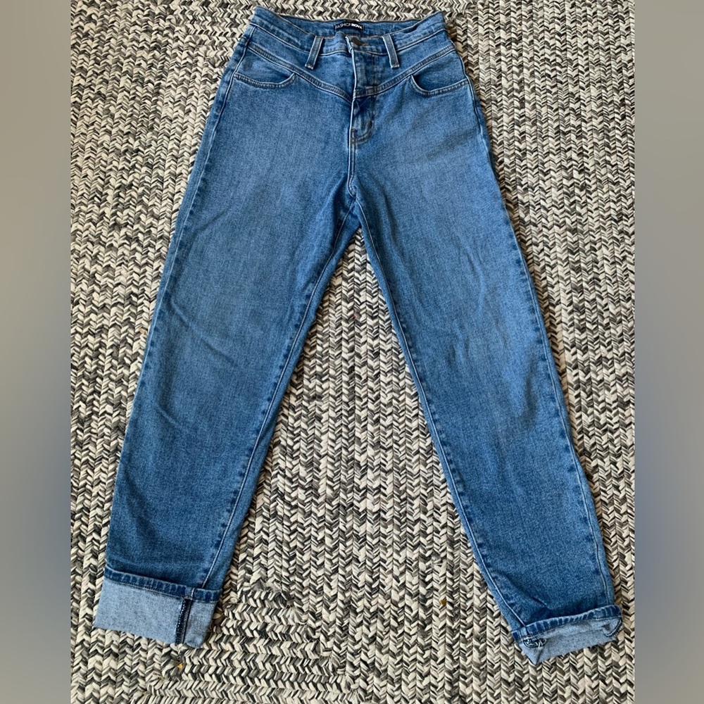 Fashion Nova medium washed jeans